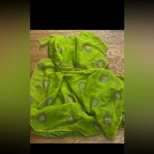 Light weight chiffon indian party saree with embellishments